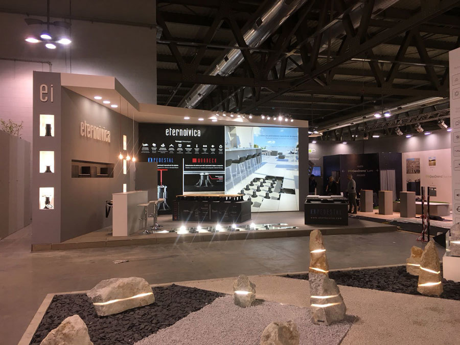View of the Eterno Ivica Stand on the occasion of the Myplant & Garden 2018 floriculture exhibition in Milan