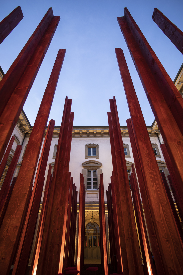  “TEMPIETTO NEL BOSCO” di Asif Khan a Palazzo Litta 2018