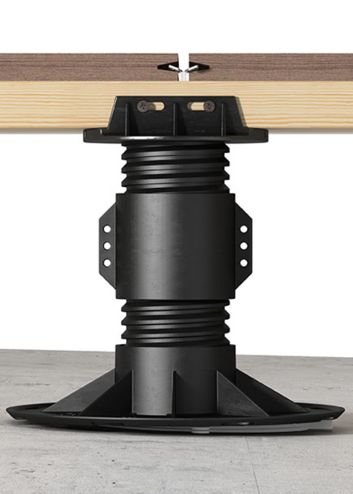 Substructure for elevated flooring "BASIC" for all kind of joist