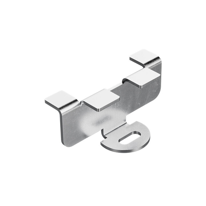 clip de tête pour lambourde en aluminium