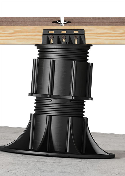 Self-Leveling Support for raised floor “SE” for any joist type Self-Leveling Support for raised floor “SE” for any joist type